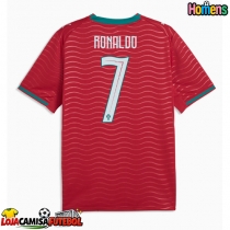 Camisa de Futebol Portugal Cristiano Ronaldo #7 Equipamento Principal Mundo 2026 Manga Curta